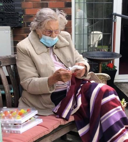 My lovely Nan on her 102nd birthday